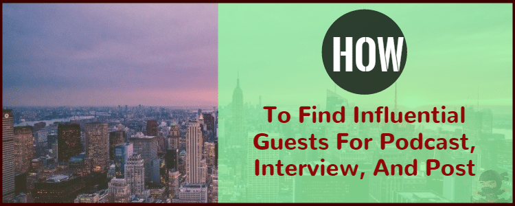 Find Influential Guests