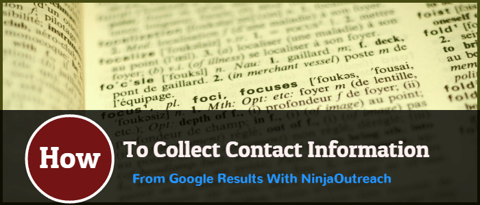 collect Contact Information