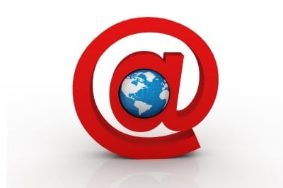 email marketing case studies : At sign signifying email address. 
