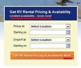 RV centrals Call to action tests