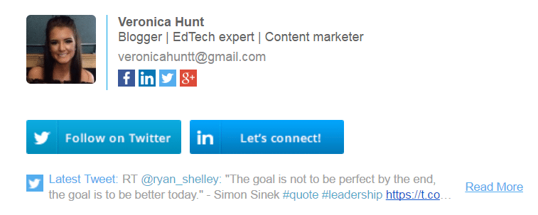 Veronica Hunt - Blogger | EdTech Expert | Content Marketer