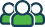 Group icon on transparent background