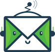 Email icon on transparent background